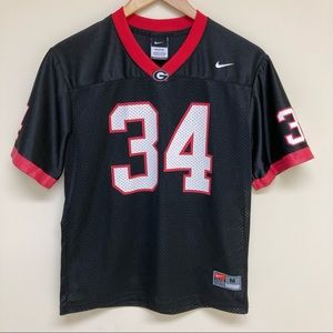 Nike Georgia Bulldogs jersey UGA black #34 Medium